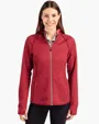 Mainsail Sweater-Knit Women's Full Zip Hooded Jacket — view 2