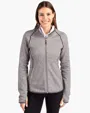 Mainsail Sweater-Knit Women's Full Zip Hooded Jacket — view 5