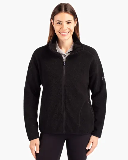 Cascade Epic Comfort Recycled Sherpa Fleece Women's Full Zip Jacket — view 2