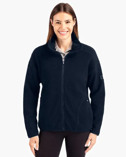 Cascade Epic Comfort Recycled Sherpa Fleece Women's Full Zip Jacket — view 4