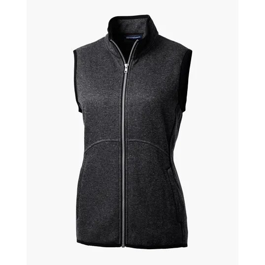 Mainsail Sweater-Knit Women's Full Zip Vest — view 4