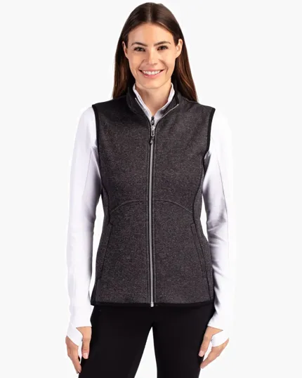 Mainsail Sweater-Knit Women's Full Zip Vest