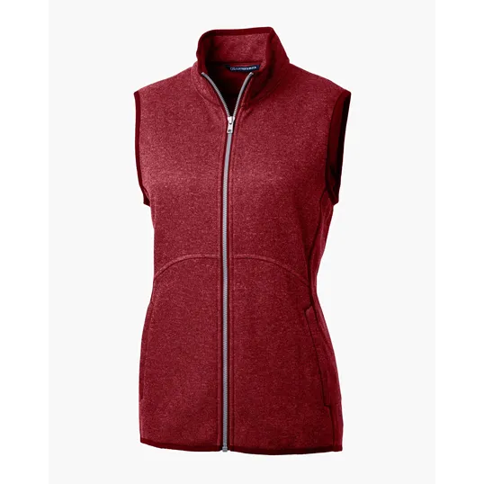 Mainsail Sweater-Knit Women's Full Zip Vest — view 5
