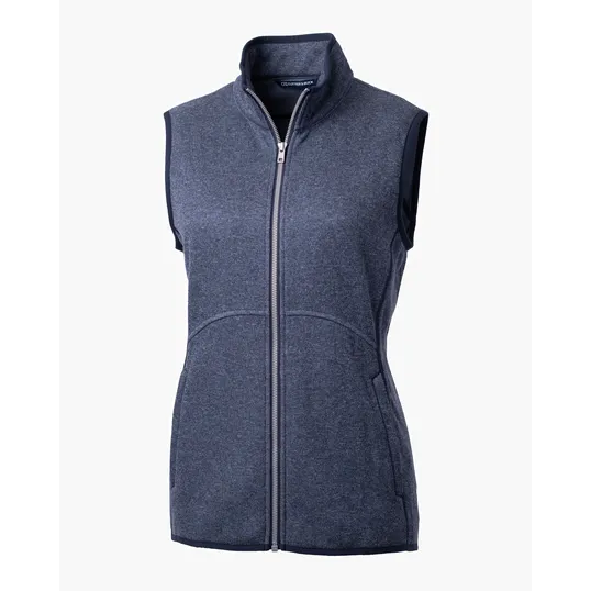 Mainsail Sweater-Knit Women's Full Zip Vest — view 6