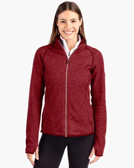 Mainsail Sweater-Knit Women's Full Zip Jacket — view 2