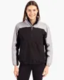 Charter Recycled Packable Womens Half Zip Anorak Jacket — view 3