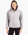 Charter Recycled Packable Womens Half Zip Anorak Jacket — view 6