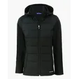 Evoke Recycled Honeycomb Fleece Womens Hybrid Full Zip Jacket — view 5
