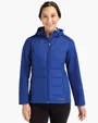 Evoke Recycled Honeycomb Fleece Womens Hybrid Full Zip Jacket — view 15