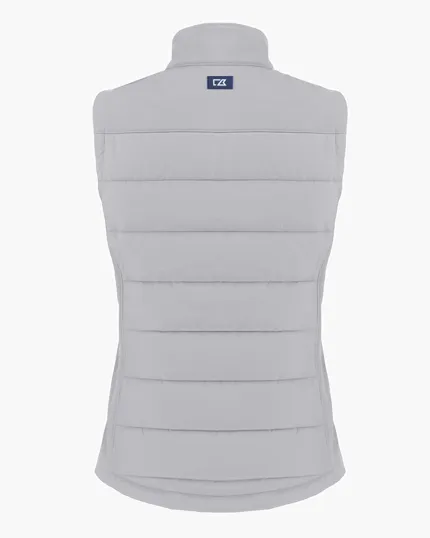 Evoke Recycled Honeycomb Fleece Women's Hybrid Full Zip Vest — view 12