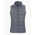 Evoke Recycled Honeycomb Fleece Women's Hybrid Full Zip Vest — view 8