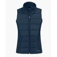 Evoke Recycled Honeycomb Fleece Women's Hybrid Full Zip Vest — view 9