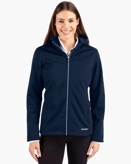 Evoke Recycled Honeycomb Fleece Women's Full Zip Jacket — view 4