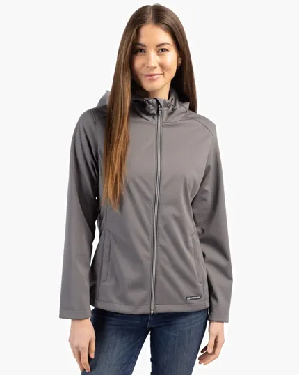 Evoke Recycled Honeycomb Fleece Women's Full Zip Jacket — view 5