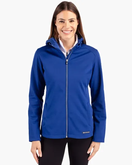 Evoke Recycled Honeycomb Fleece Women's Full Zip Jacket — view 6