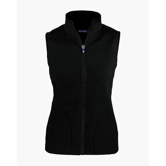 Cascade Epic Comfort Recycled Sherpa Fleece Women's Full Zip Vest — view 6