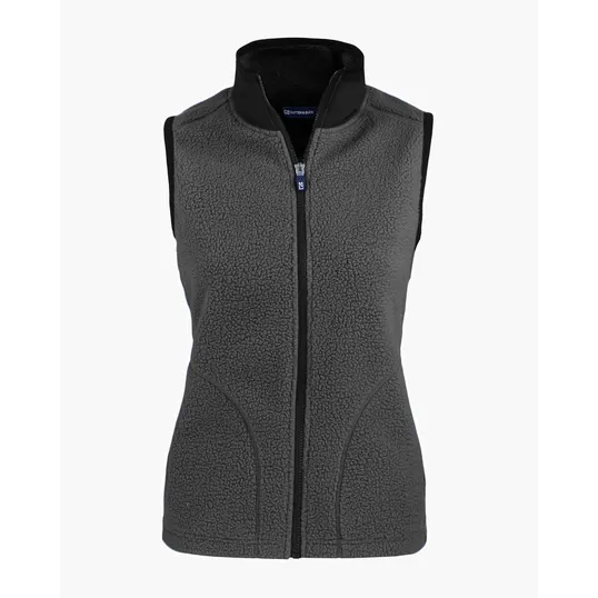 Cascade Epic Comfort Recycled Sherpa Fleece Women's Full Zip Vest — view 7