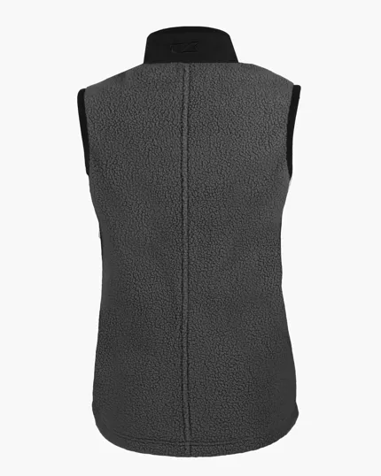 Cascade Epic Comfort Recycled Sherpa Fleece Women's Full Zip Vest — view 12