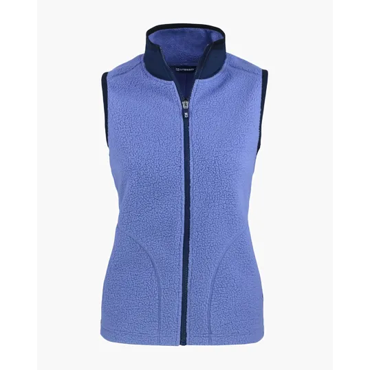 Cascade Epic Comfort Recycled Sherpa Fleece Women's Full Zip Vest — view 8