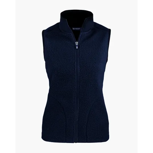 Cascade Epic Comfort Recycled Sherpa Fleece Women's Full Zip Vest — view 9