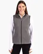 Cascade Epic Comfort Recycled Sherpa Fleece Women's Full Zip Vest — view 2