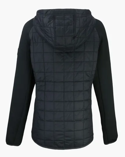 Rainier Recycled Insulated Hybrid Puffer Women's Full Zip Jacket — view 5