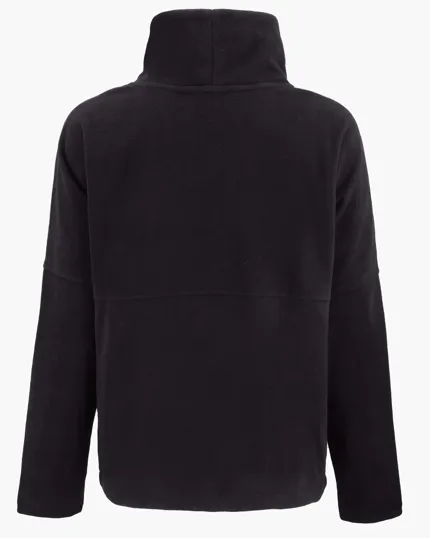 Women's Recycled Fleece Funnel Neck Pullover Jacket — view 9