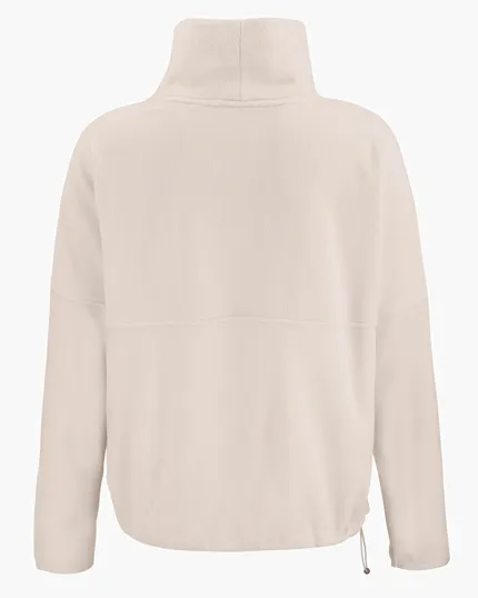 Women's Recycled Fleece Funnel Neck Pullover Jacket — view 10