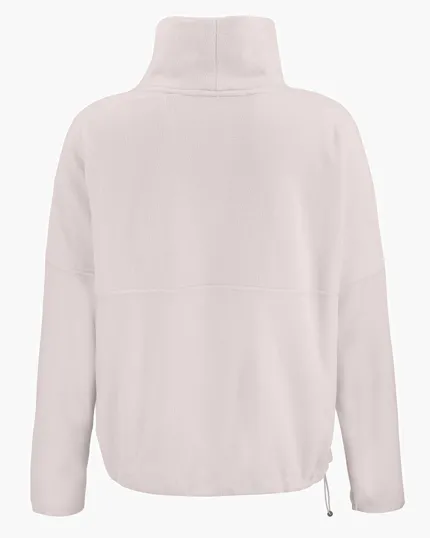Women's Recycled Fleece Funnel Neck Pullover Jacket — view 11