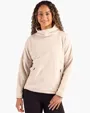 Women's Recycled Fleece Funnel Neck Pullover Jacket — view 2
