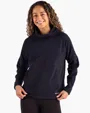 Women's Recycled Fleece Funnel Neck Pullover Jacket — view 3