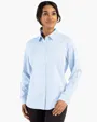 Skyline Recycled Gingham Women's Long Sleeve Spread Collar Dress Shirt — view 2