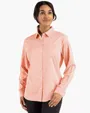 Skyline Recycled Gingham Women's Long Sleeve Spread Collar Dress Shirt — view 3
