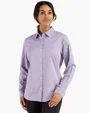 Skyline Recycled Gingham Women's Long Sleeve Spread Collar Dress Shirt — view 5