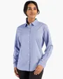 Skyline Recycled Gingham Women's Long Sleeve Spread Collar Dress Shirt — view 9