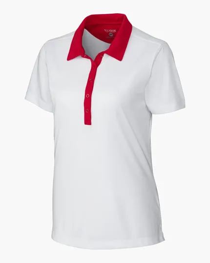 Clique Parma Colorblock Tech Jersey Women's Polo — view 2