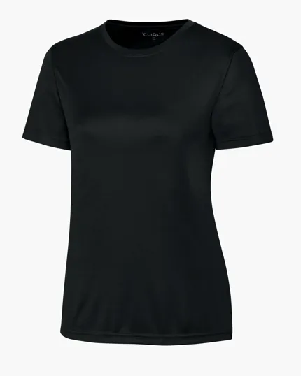 Clique Spin Solution-dyed Performance Jersey Women's Short Sleeve Tee — view 2