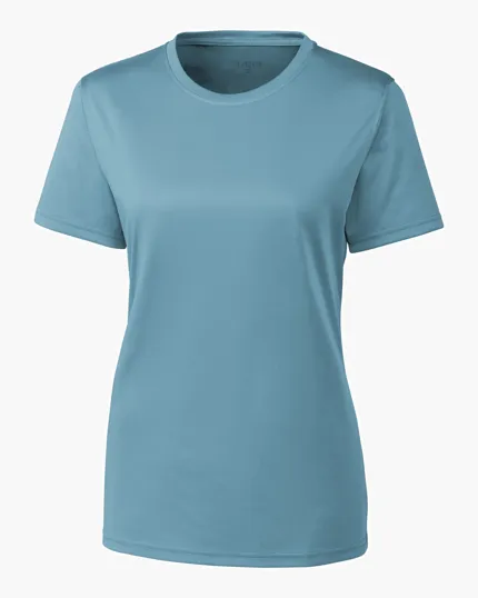 Clique Spin Solution-dyed Performance Jersey Women's Short Sleeve Tee — view 3