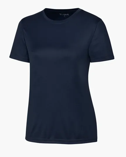 Clique Spin Solution-dyed Performance Jersey Women's Short Sleeve Tee — view 4