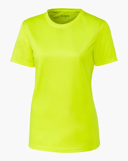 Clique Spin Solution-dyed Performance Jersey Women's Short Sleeve Tee — view 6