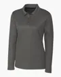 Clique Spin Solution-Dyed Performance Pique Women's Long Sleeve Polo — view 10