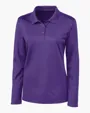 Clique Spin Solution-Dyed Performance Pique Women's Long Sleeve Polo — view 12