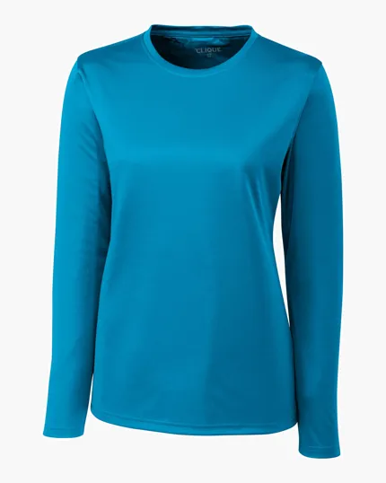 Clique Spin Solution-dyed Performance Jersey Women's Long Sleeve Tee — view 7