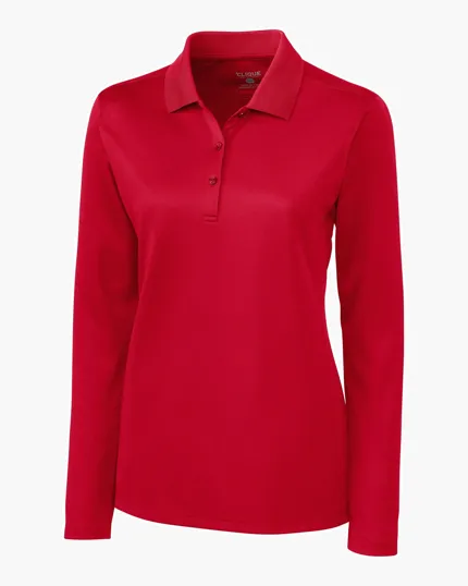 Clique Ice Pique Tech Women's Long Sleeve Polo — view 5