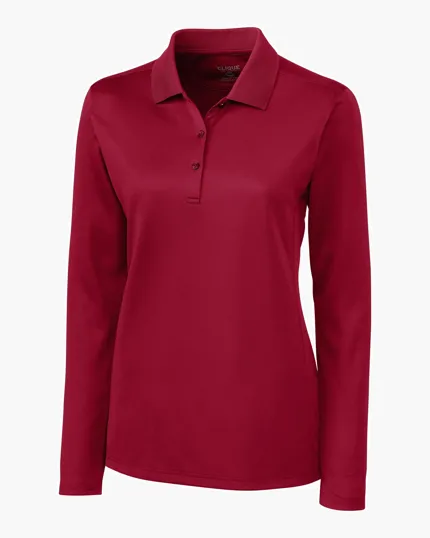Clique Ice Pique Tech Women's Long Sleeve Polo — view 6