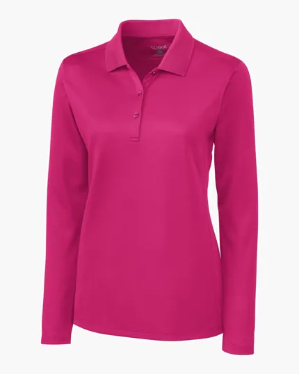 Clique Ice Pique Tech Women's Long Sleeve Polo — view 13