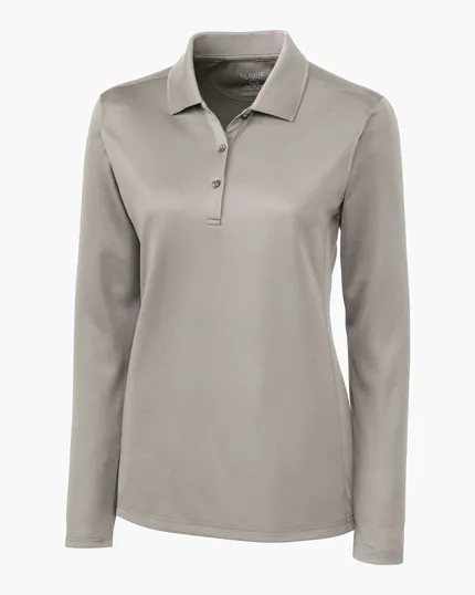 Clique Ice Pique Tech Women's Long Sleeve Polo — view 16