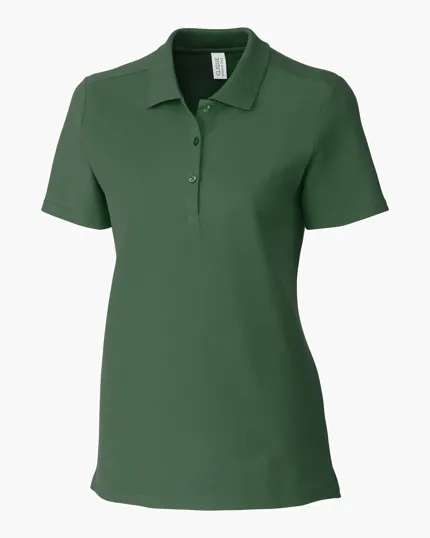 Clique Addison All Cotton Pique Women's Polo — view 4