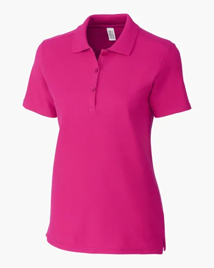 Clique Addison All Cotton Pique Women's Polo — view 10