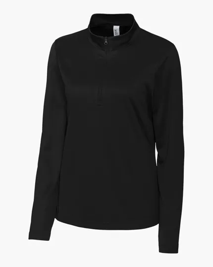 Clique Spin Solution-dyed Performance Interlock Women's Half Zip — view 5
